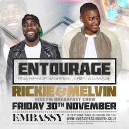 Kiss FM - Rickie and Melvin Tickets | Embassy Grand Cafe And Late Lounge Eastbourne  | Fri 30th November 2018 Lineup