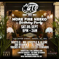 GTO - More Fire Neeko Birthday Party at Hoxton And Porter