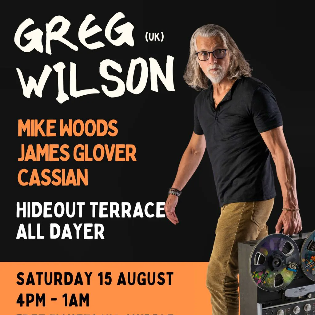 Hideout Presents Greg Wilson at The Hideout Warrington