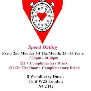 Speed dating 25 - 35 years Mondays