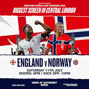 England Fanzone Soho - England Vs Norway (Quarter Final)