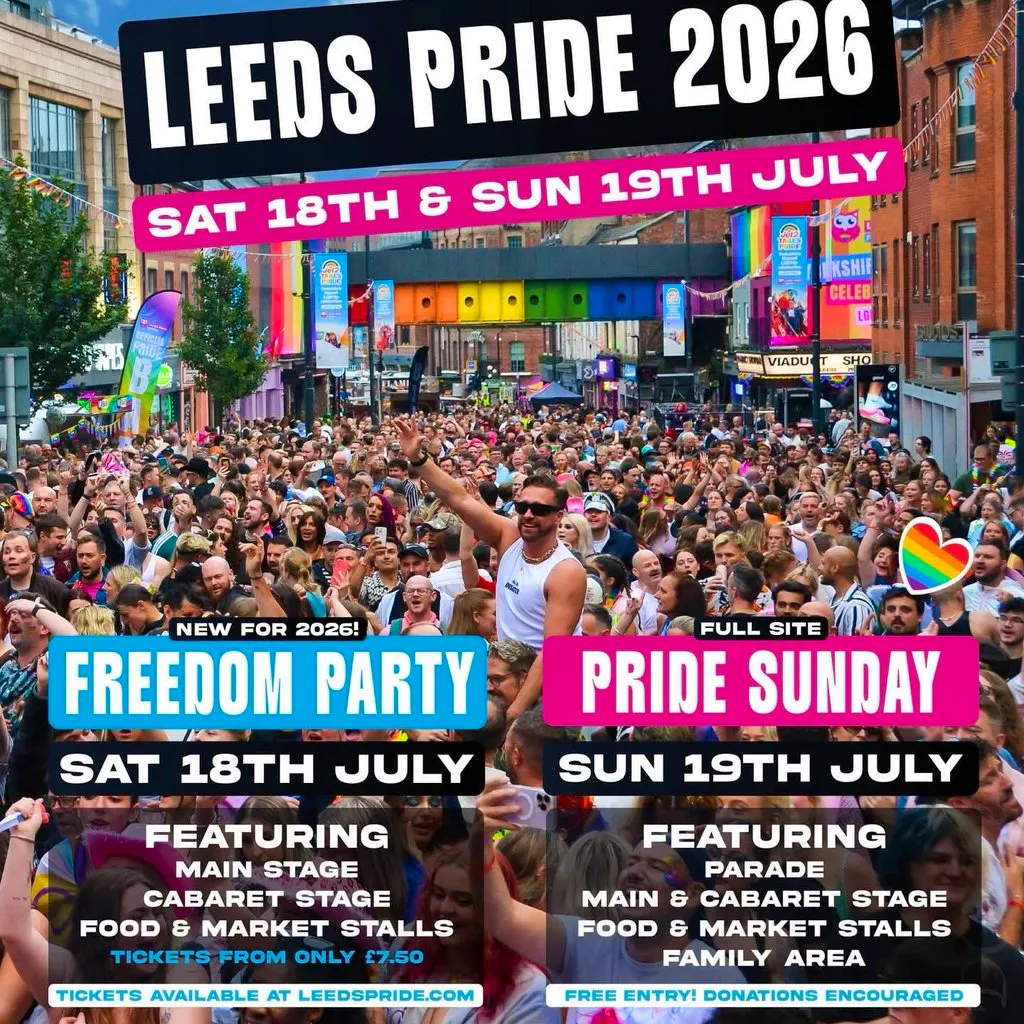 Leeds Pride Festival - Freedom Party at Leeds Pride Main Stage