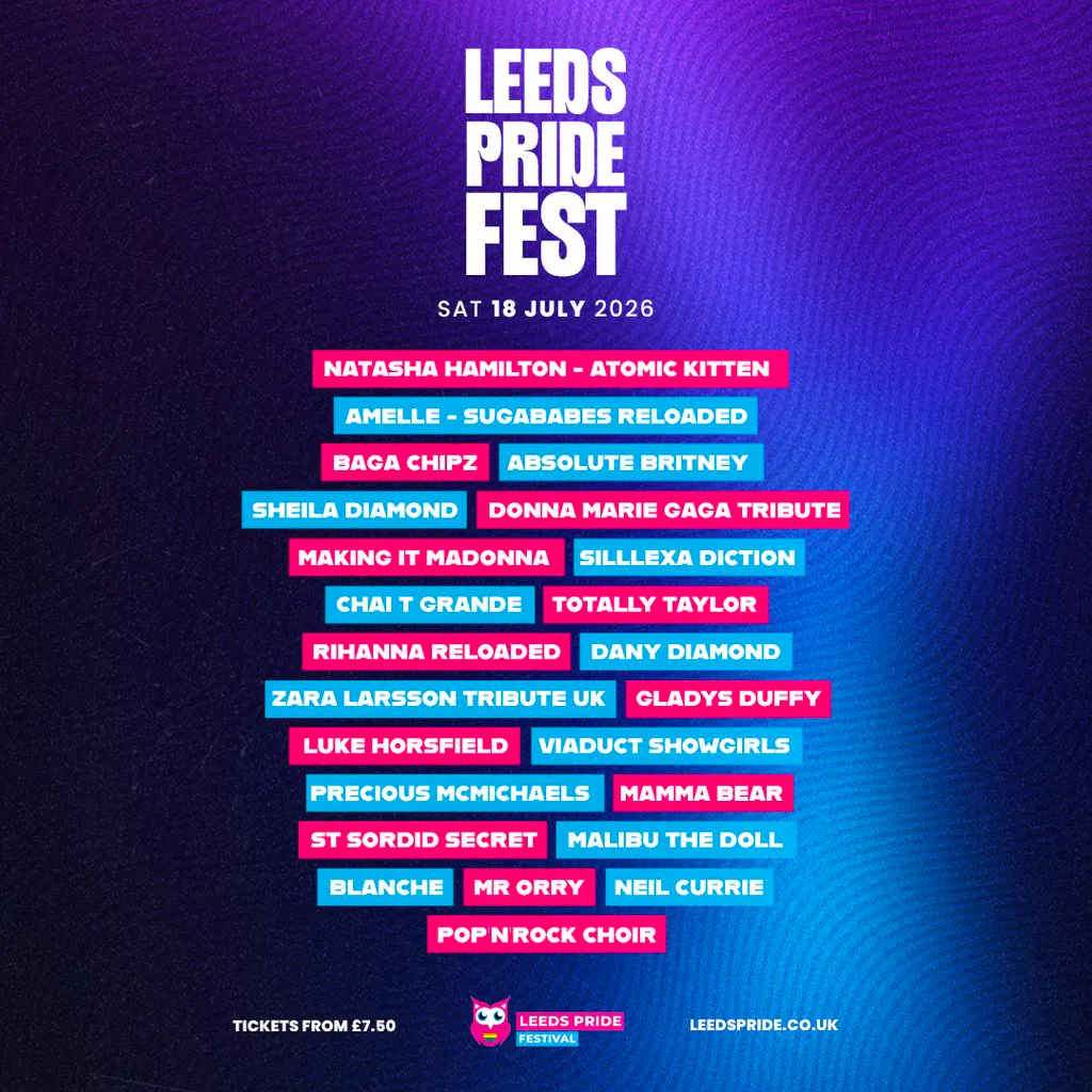 Leeds Pride Festival - Freedom Party at Leeds Pride Main Stage