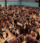 Clothes cycle thrift market Manchester