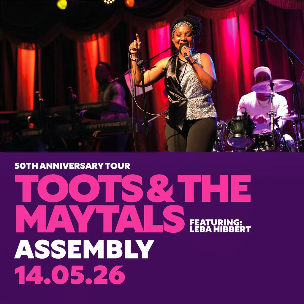 TOOTS AND THE MAYTALS FEAT. LEBA HIBBERT Thursday 14/05/26 at The Assembly Leamington