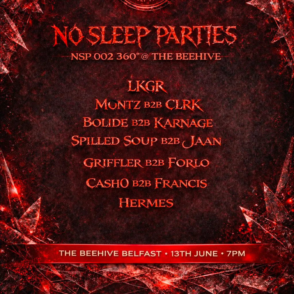NO SLEEP PARTIES: NSP 002 - 360° @ The Beehive at Club Honey