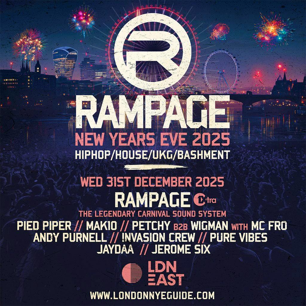 Rampage Sound New Years Eve | LDN East at LDN EAST