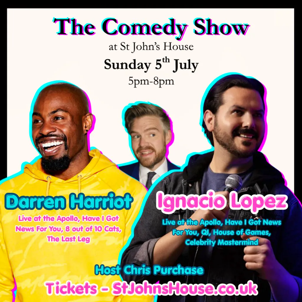 The Comedy Show at St Johns House at St Johns House Lichfield