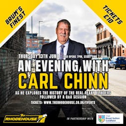 An Evening with Carl Chinn at The Rhodehouse in Sutton Coldfield Tickets | The Rhodehouse Sutton Coldfield  | Thu 13th June 2024 Lineup