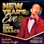 New Years Eve 2025 - Ebie Isaac's - Chinese Buffet Included at Liverpool Naval Club