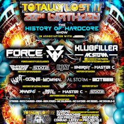 Totally Lost It - 20th Birthday - The History Of Hardcore Show Tickets | Rebellion Manchester. Manchester  | Fri 31st May 2024 Lineup
