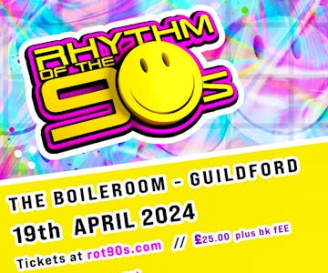 Rhythm of the 90s Live at Boileroom - Guildford