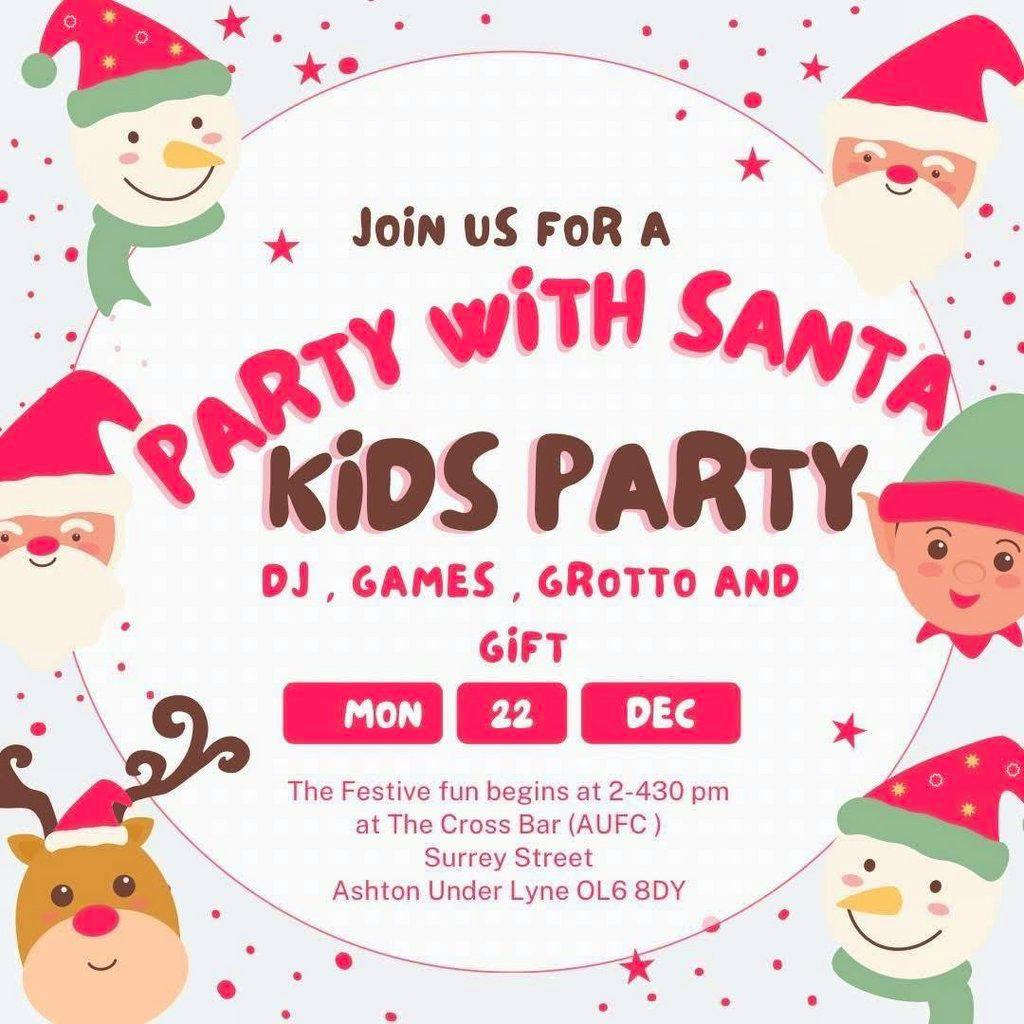 Party with Santa at Ashton United Football Club