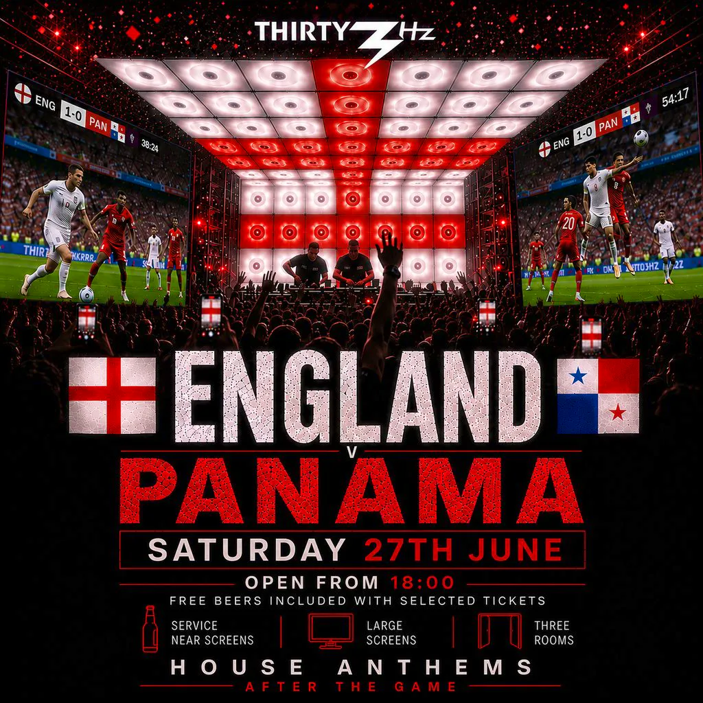 England V Panama at Thirty3Hz