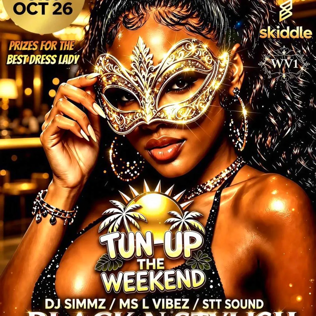 Tun up the weekend black and stylish at WV1 Cocktail Bar