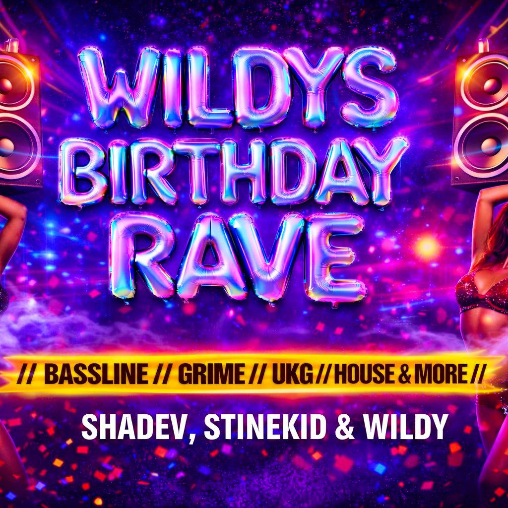 Wildys Birthday Rave at Stage And Radio Manchester