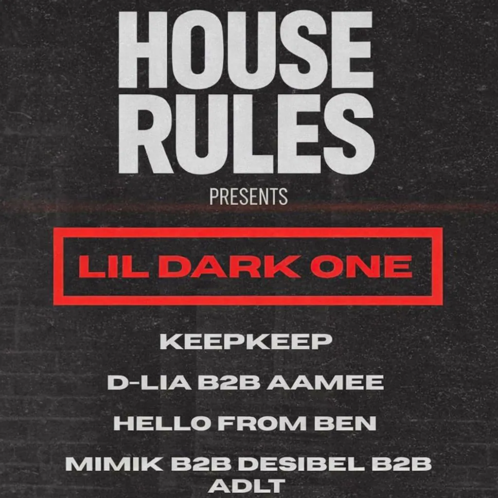House Rules Presents LIL DARK ONE at Honey Street Studio