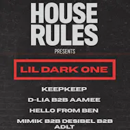 House Rules Presents LIL DARK ONE at Honey Street Studio