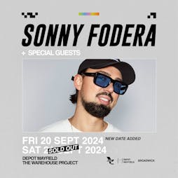 Sonny Fodera (Extra Date Added) Tickets | Depot (Mayfield) Manchester  | Fri 20th September 2024 Lineup