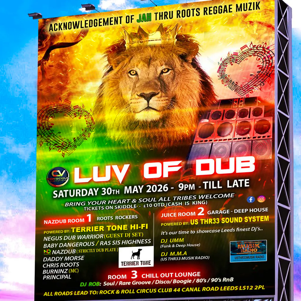 LUV OF DUB ... Roots & Dub, May Session 2026 at Rock And Roll Circus Club