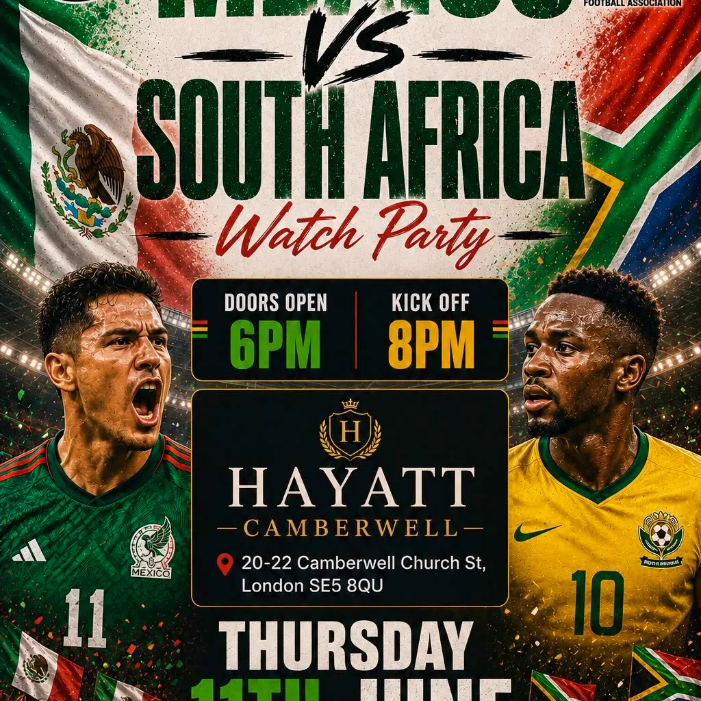 Mexico VS South Africa - Watch Party at Hayatt Camperwel