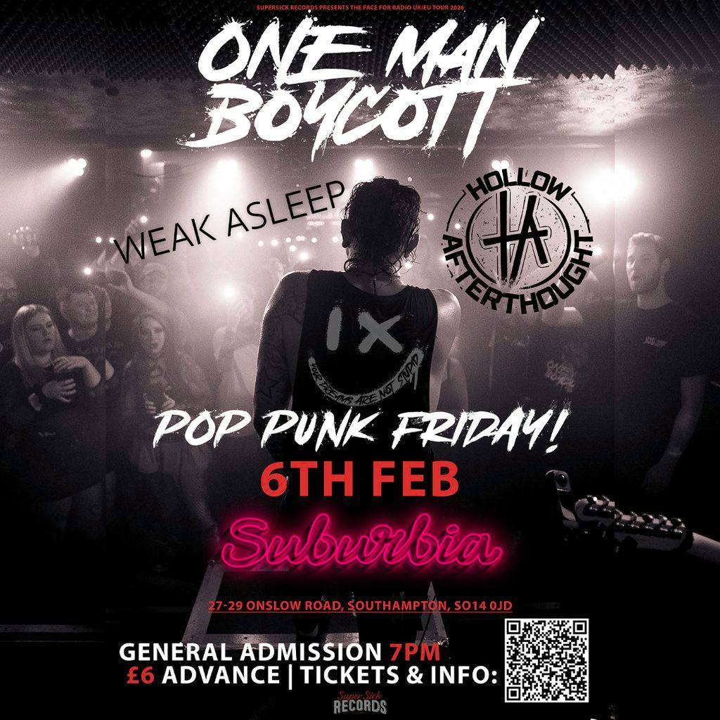 One Man Boycott at Suburbia Southampton