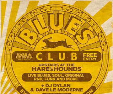 Blues Club - Weekly Saturday Afternoons w/ Bedrock Bullets