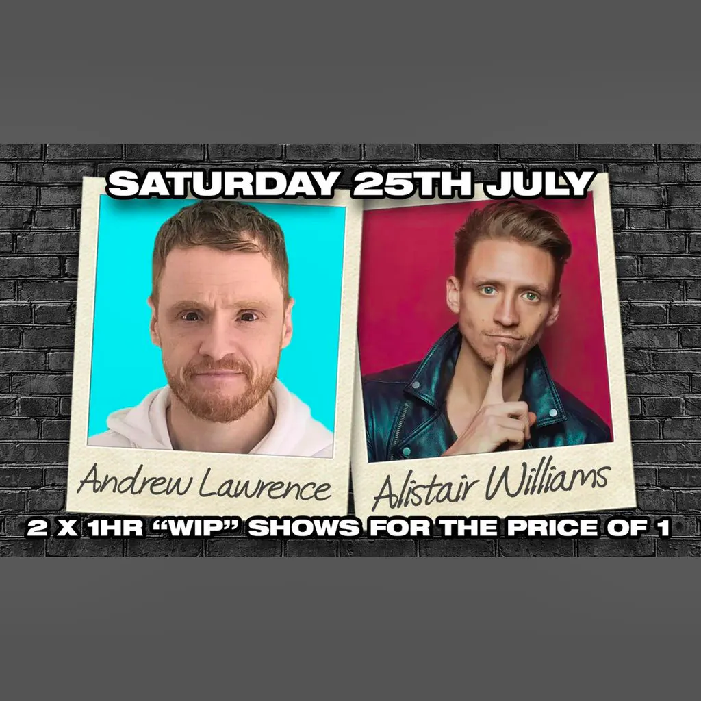 Andrew Lawrence & Alistair Williams Dark Comedy in Southampton at The Attic Southampton