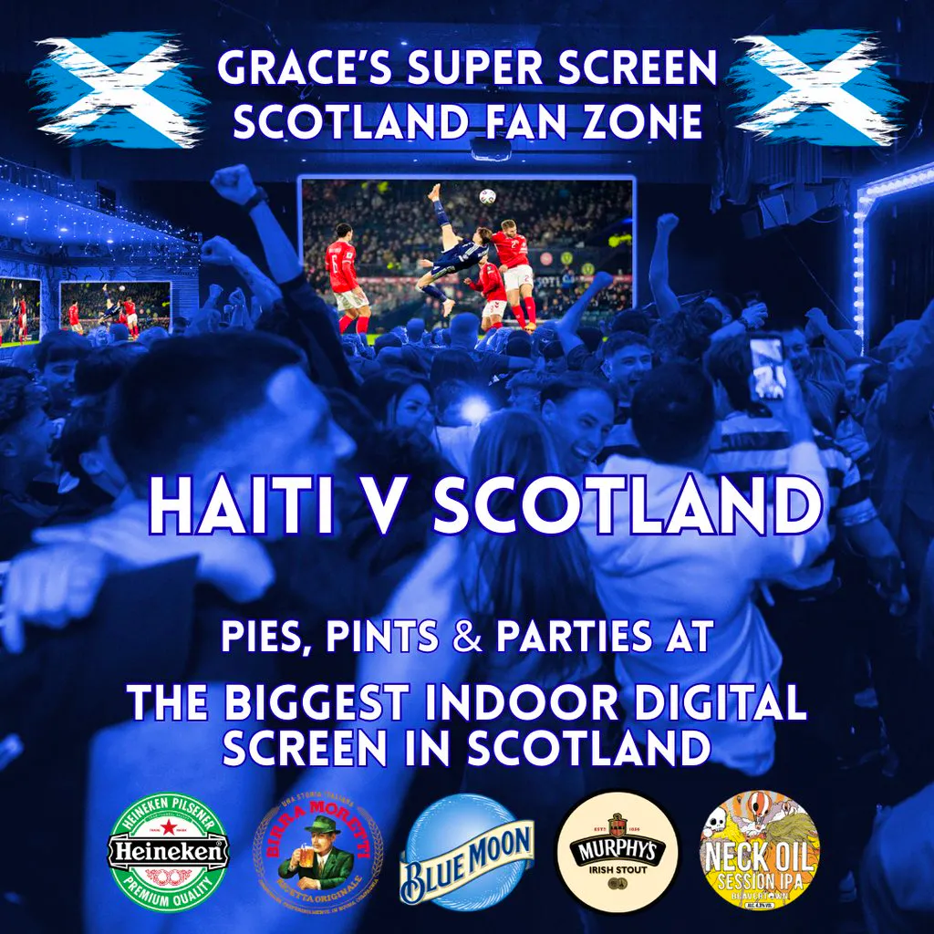 Haiti V Scotland - *SUPER SCREEN* at Grace's Irish Centre