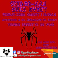 Spider-Man Quiz Event at Grounded And Co