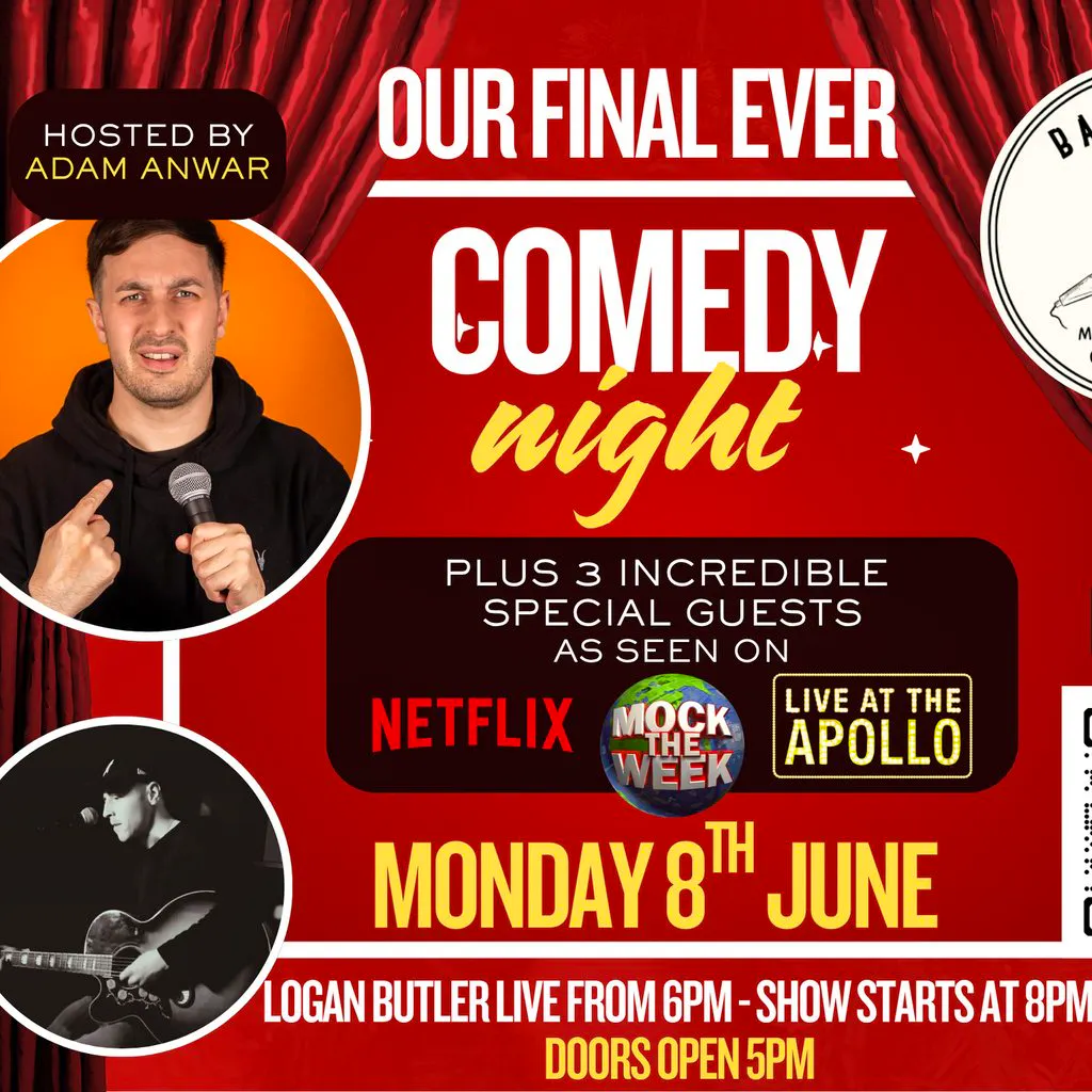 Bar Three's Last Ever Monday Night Comedy at Bar Three Hindley