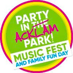Party in Acklam Park 2023 Tickets | Middlesbrough Rugby And Cricket Club Middlesbrough  | Sun 27th August 2023 Lineup