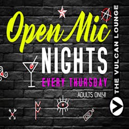Open Mic Carnage | THE VULCAN LOUNGE Cardiff  | Thu 16th December 2021 Lineup