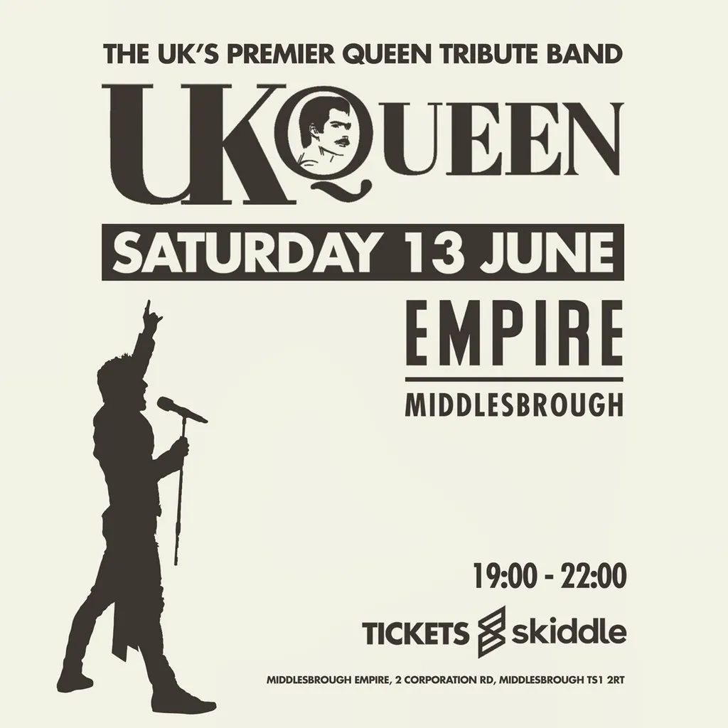 WE WILL ROCK YOU The Queen Tribute Experience at The Middlesbrough Empire