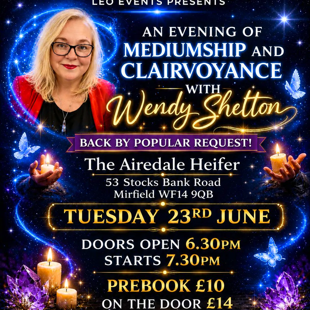 Evening of mediumship at The Airedale Heifer