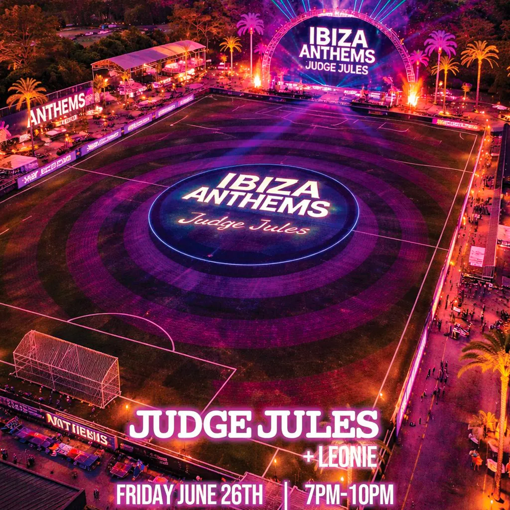 Ibiza Anthems With Judge Jules at Ilkeston Town FC