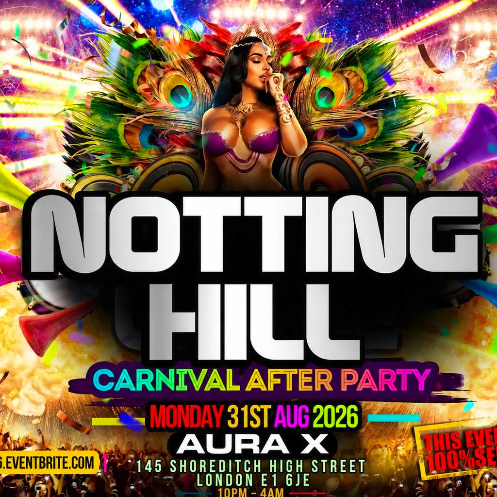 Notting Hill Carnival After Party at Aura X