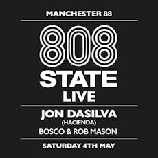 808 STATE (Live)  Jon Dasilva (Hacienda) at Manchester 88 at Barras Art And Design (BAaD)