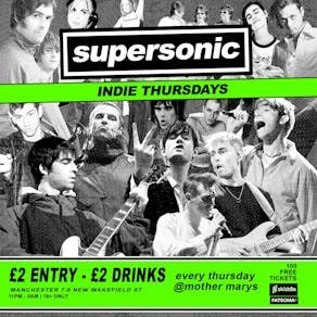 SUPERSONIC - Indie Thursdays