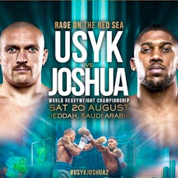 Joshua v Usyk 2 Tickets | Players Lounge Billericay  | Sat 20th August 2022 Lineup