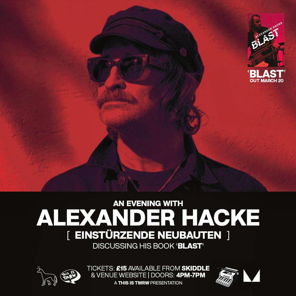 Alexander Hacke (Einstürzende Neubauten) - In Conversation at Hare And Hounds Kings Heath