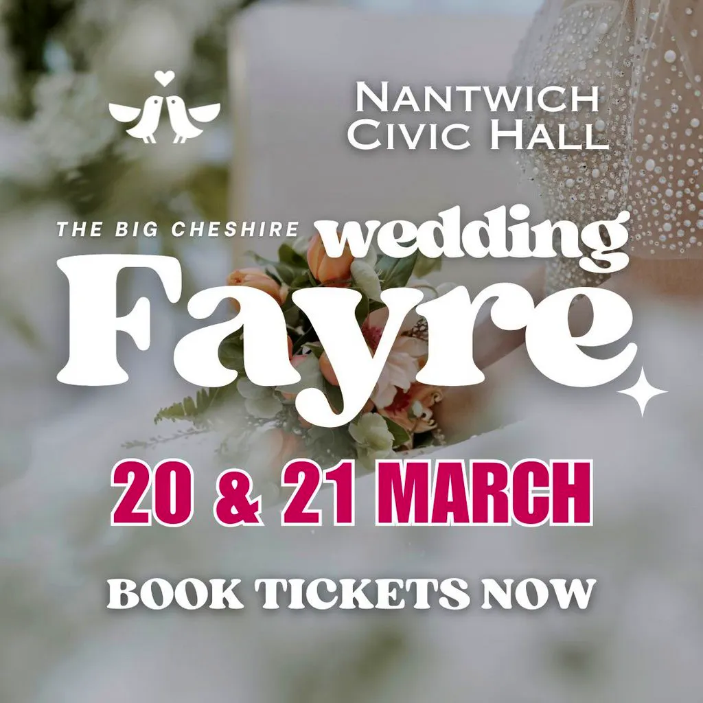 Cheshire Wedding Fair, Nantwich Civic Hall - 20 & 21 Mar 27 at Nantwich Civic Hall