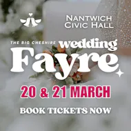 Cheshire Wedding Fair, Nantwich Civic Hall - 20 & 21 Mar 27 at Nantwich Civic Hall