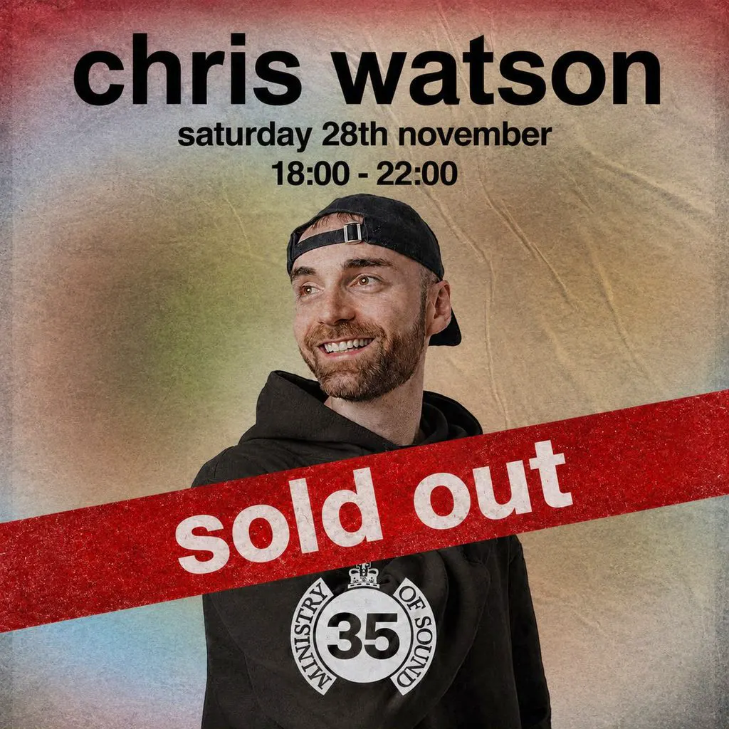 Chris Watson at Ministry Of Sound,UK
