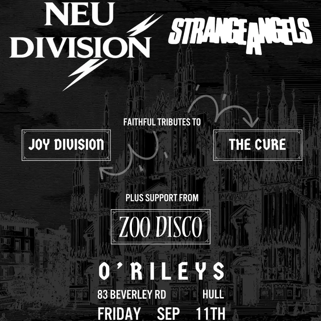 Neu Division, Strange Angles & Zoo Disco at O'Rileys at ORILEYS LIVE MUSIC VENUE