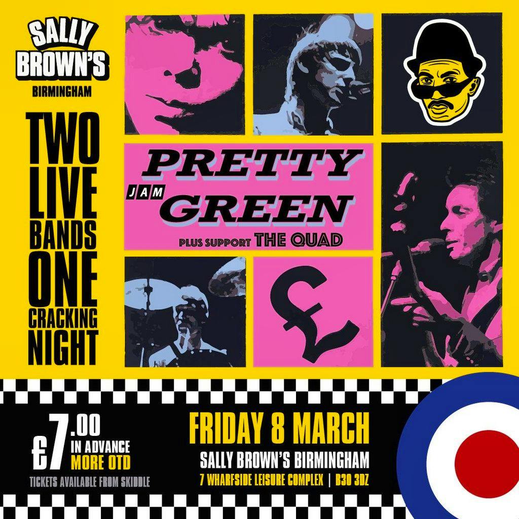 The Jam tribute by Pretty Green Sally Browns Birmingham Birmingham
