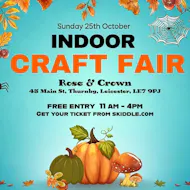 Craft fair at Rose And Crown Le7 9pj