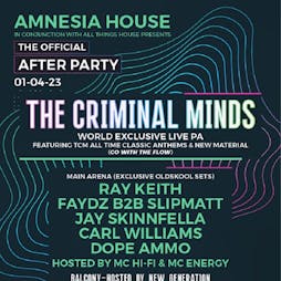 Amnesia House 35yr Anniversary Official After Party Tickets | HMV EMPIRE COVENTRY Coventry  | Sat 1st April 2023 Lineup