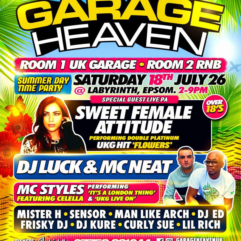 Garage Heaven at Club Labyrinth Epsom