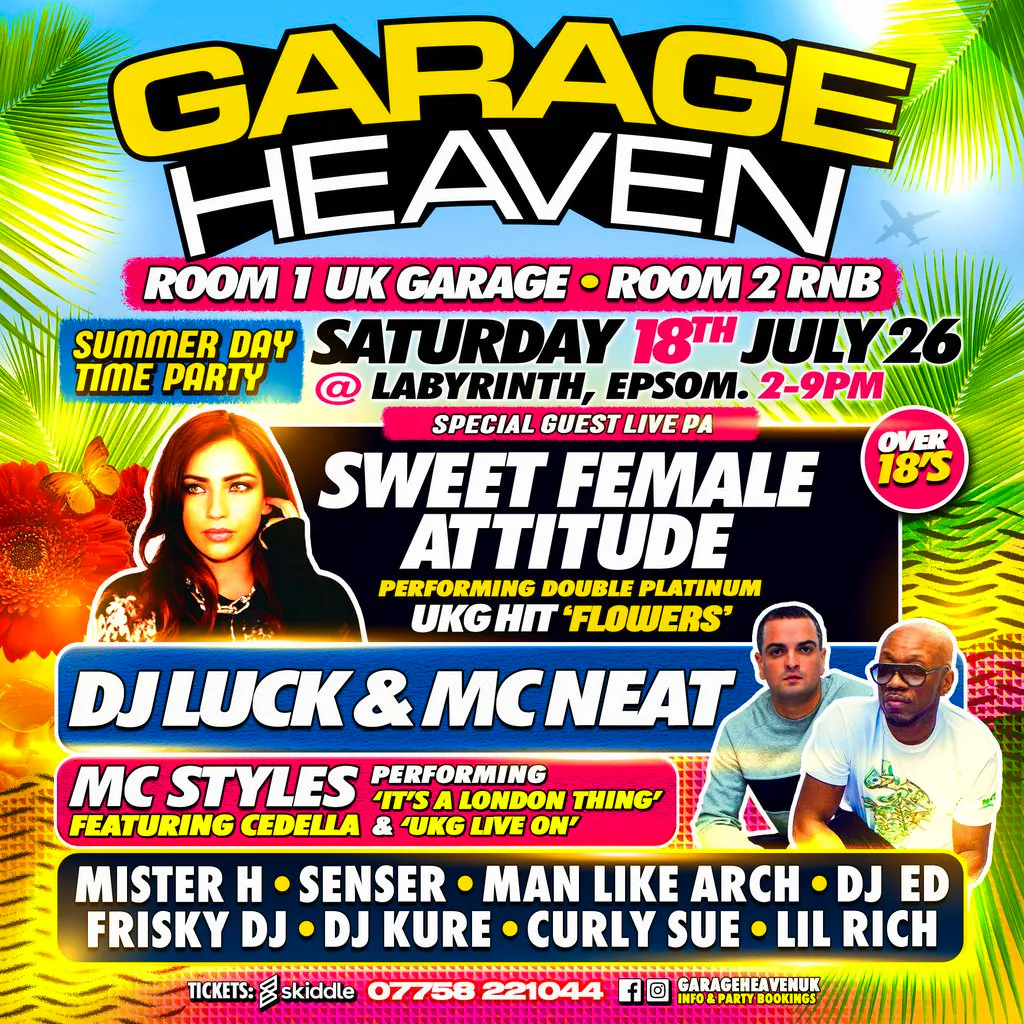 Garage Heaven at Club Labyrinth Epsom